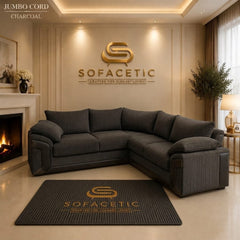 Dino Jumbo Cord Modern Sofa Set