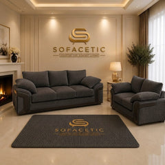 Dino Jumbo Cord Modern Sofa Set