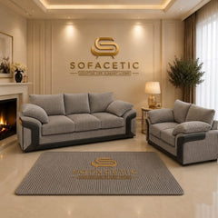 Dino Jumbo Cord Modern Sofa Set