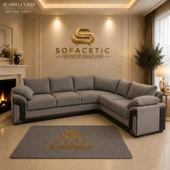 Dino Jumbo Cord Modern Sofa Set