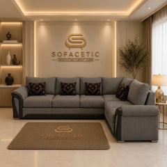 Shanon Jumbo Cord Fabric Stylish Sofa Set