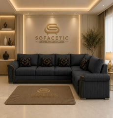 Shanon Jumbo Cord Fabric Stylish Sofa Set