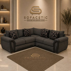 Shanon Jumbo Cord Fabric Stylish Sofa Set
