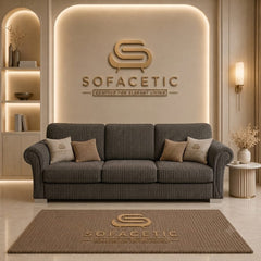 Brixa Jumbo Cord Fabric Modern Sofa Set