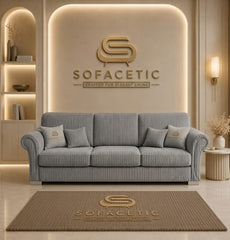 Brixa Jumbo Cord Fabric Modern Sofa Set