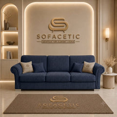 Brixa Jumbo Cord Fabric Modern Sofa Set