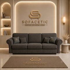 Brixa Jumbo Cord Fabric Modern Sofa Set