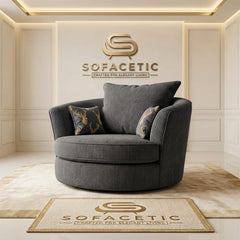 Brixa Chenile Fabric Modern Sofa Set