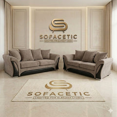Shanon Chenile Fabric Stylish Sofa Set