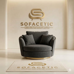 Shanon Chenile Fabric Stylish Sofa Set