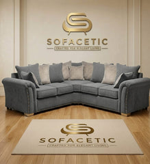 Juxen Chenile Designer Sofa Set
