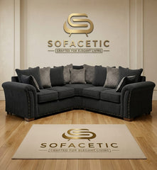 Juxen Chenile Designer Sofa Set