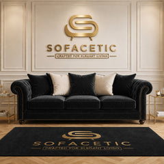 Juxen Plush Velvet Designer Sofa Set
