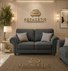 Tanzo Jumbo Cord Luxury Fabric Sofa