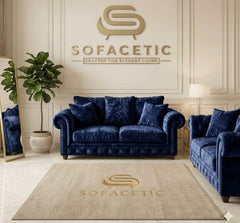 Tanzo Crush velvet Luxury Fabric Sofa