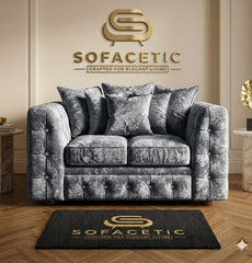 Urban Crush velvet Living Sofa Set