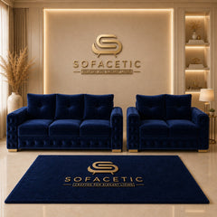 Urban Plush velvet Living Sofa Set