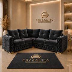 Urban Plush velvet Living Sofa Set