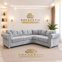 Olympia Ashwin Plush velvet Sofa Set