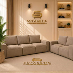 Salon Naples Fabric Sofa