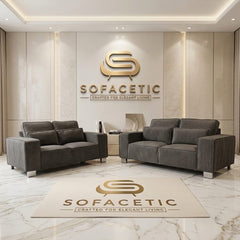 Sleefy Chenile Comfort Sofa Set