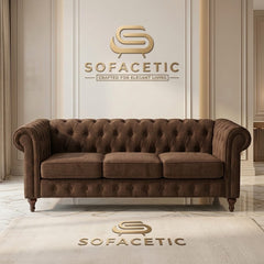 Olympia Chesterfield Jumbo Cord Sofa Set