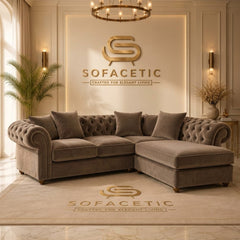 Nicole Plush velvet Luxury Sofa Set