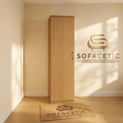 Single Door Oak Color Wardrobe