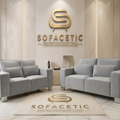 Salon Plush Velvet Sofa
