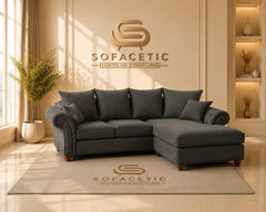 Nicole Naple Fabric Luxury Sofa Set