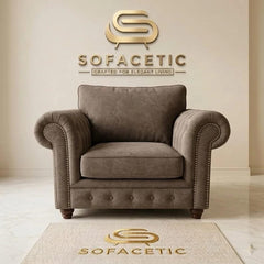 Monzi Chenille Contemporary Sofa Set