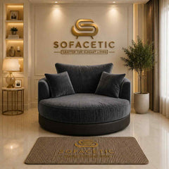 Dino Plush Velvet Modern Sofa Set
