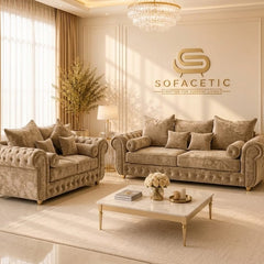 Malibu Crush Velvet Sofa Set