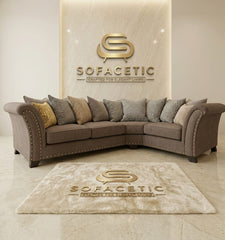 Juxen Chenile Designer Sofa Set