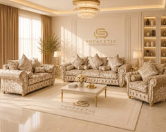 Malibu Crush Velvet Sofa Set