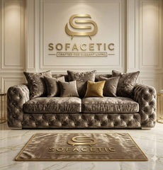 Urban Crush velvet Living Sofa Set