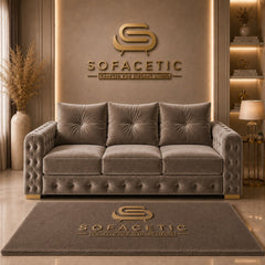 Urban Plush velvet Living Sofa Set