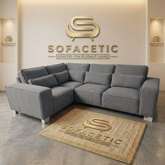 Sleefy Chenile Comfort Sofa Set