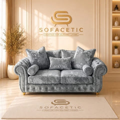 Malibu Crush Velvet Sofa Set
