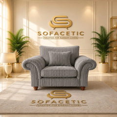 Nicole Jumbo Cord Luxury Sofa Set