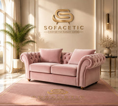 Nicole Plush velvet Luxury Sofa Set