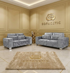 Sleefy Crush velvet Comfort Sofa Set