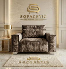 Sleefy Crush velvet Comfort Sofa Set
