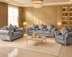 Malibu Crush Velvet Sofa Set