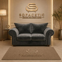 Monzi Plush velvet Contemporary Sofa Set