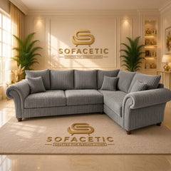 Nicole Jumbo Cord Luxury Sofa Set