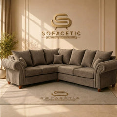 Nicole Chenille Luxury Sofa Set