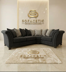 Juxen Chenile Designer Sofa Set