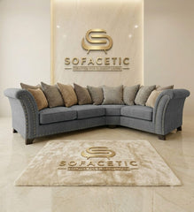 Juxen Chenile Designer Sofa Set
