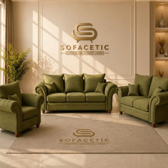 Nicole Plush velvet Luxury Sofa Set